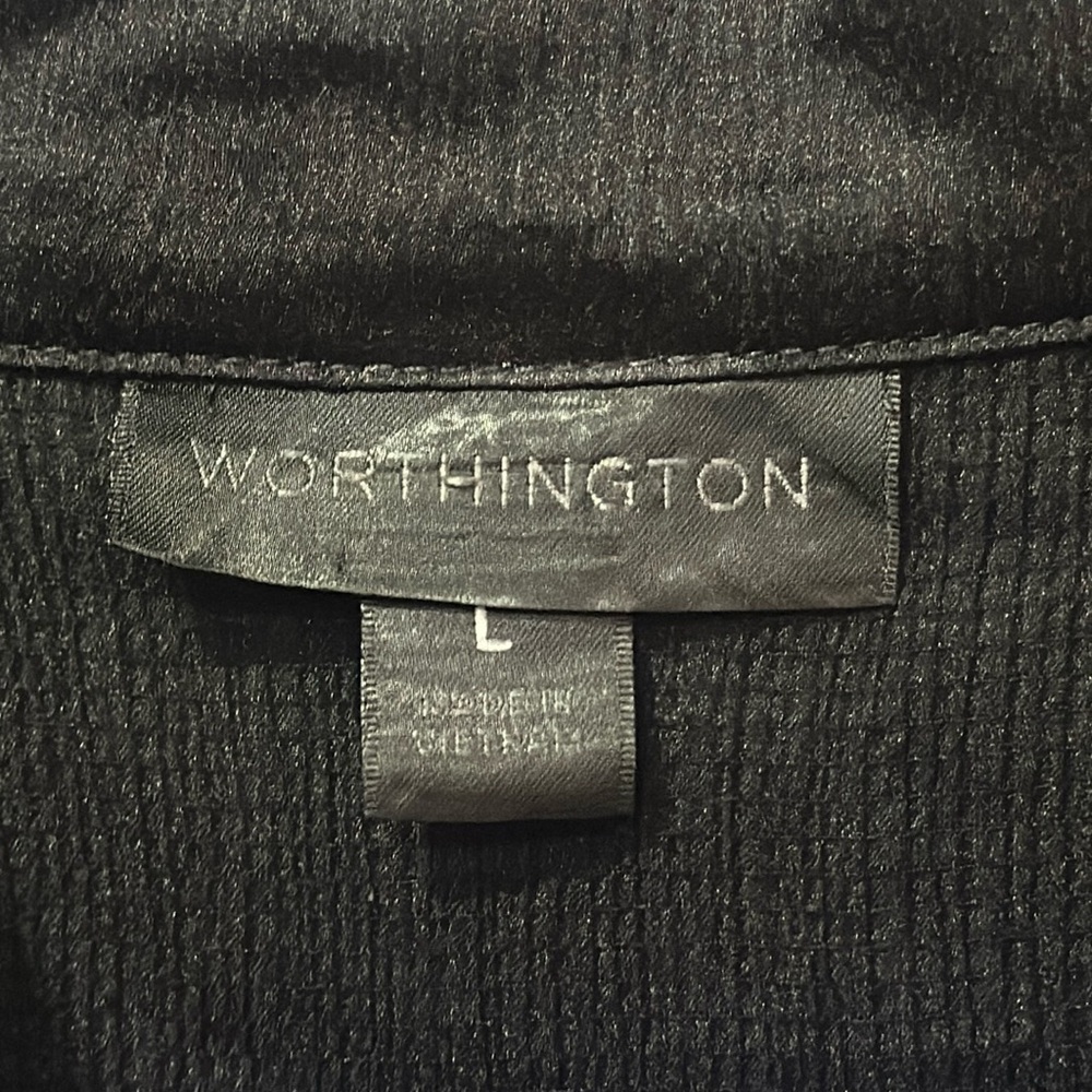 WORTHINGTON Women’s Black Vest Size L - Picture 4 of 4